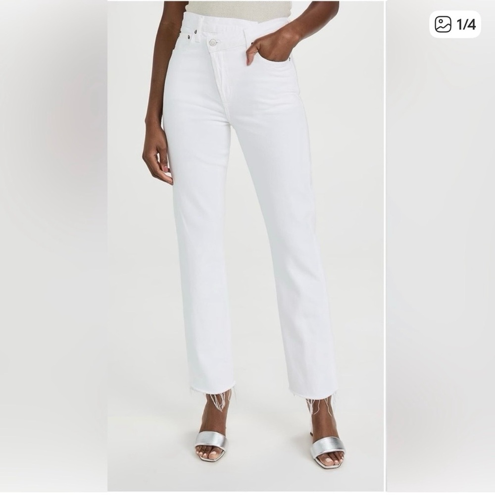 Agolde criss cross jeans